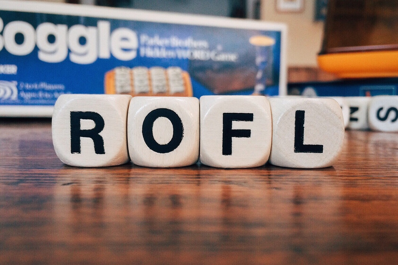 an acronym example "Roling on the floor"